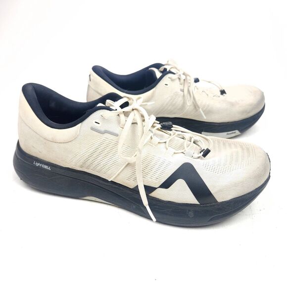 Mount to Coast R1 Men's 14 White Running Shoes Lace-Up Low Top Athletic Sneakers - Picture 4 of 10